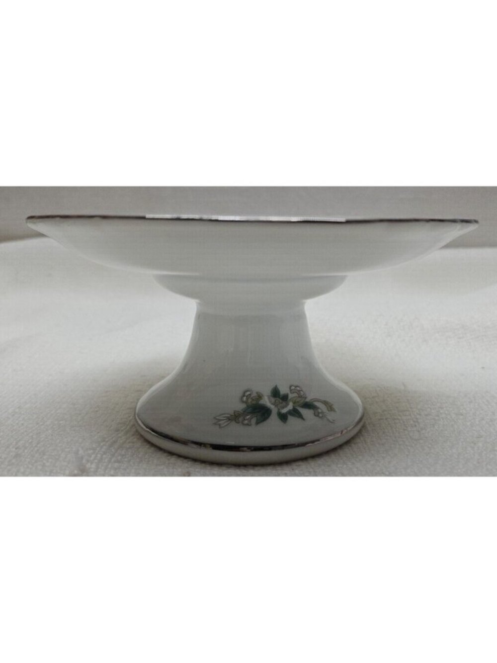 25th Anniversary Pedestal Cake Stand Silver Jubilee Wedding Bells Compote - Picture 4 of 14